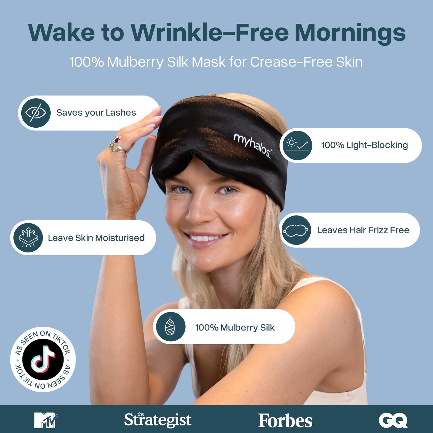 3D Mulberry Silk Eye Mask