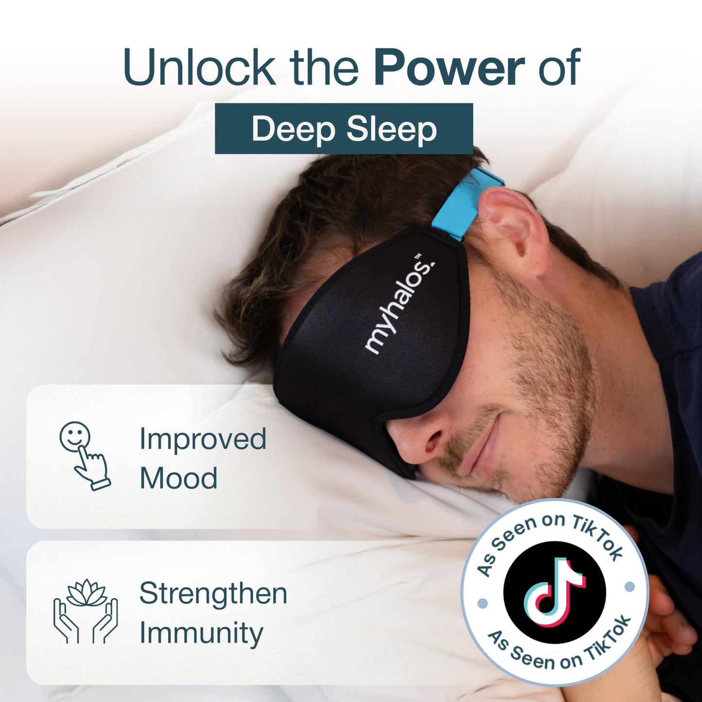 Blackout Memory Foam Sleep Mask