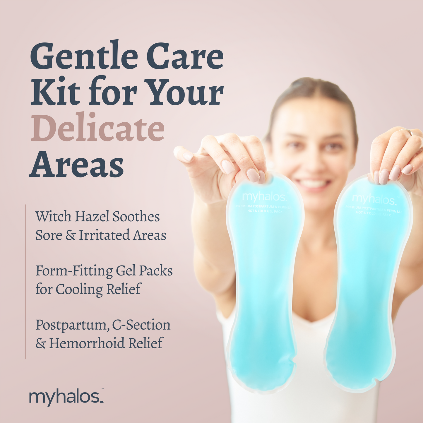 Perineal Gel Pack and Witch Hazel Wipe Pack
